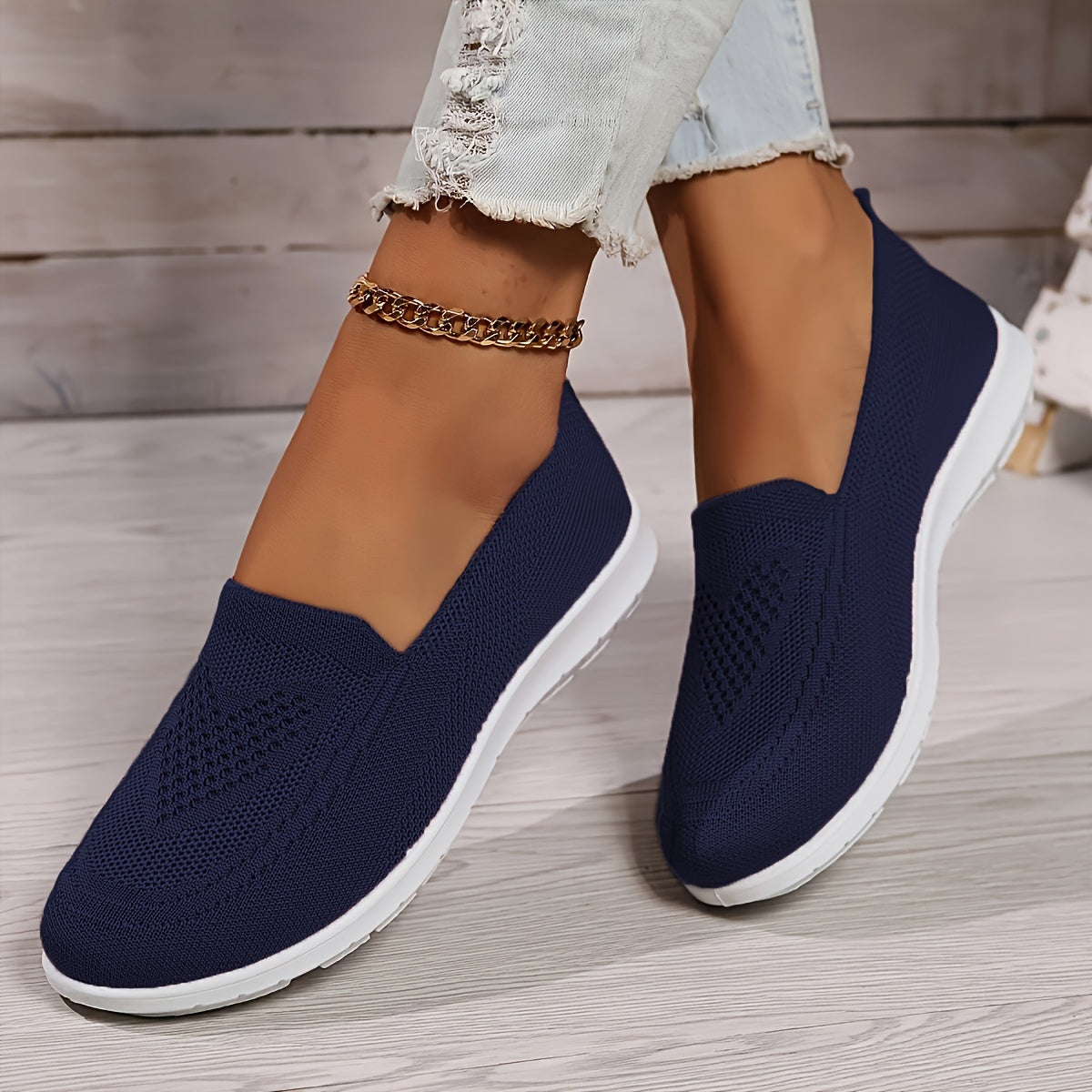 Elara | Women's Orthopedic Knit Slip-On Shoes