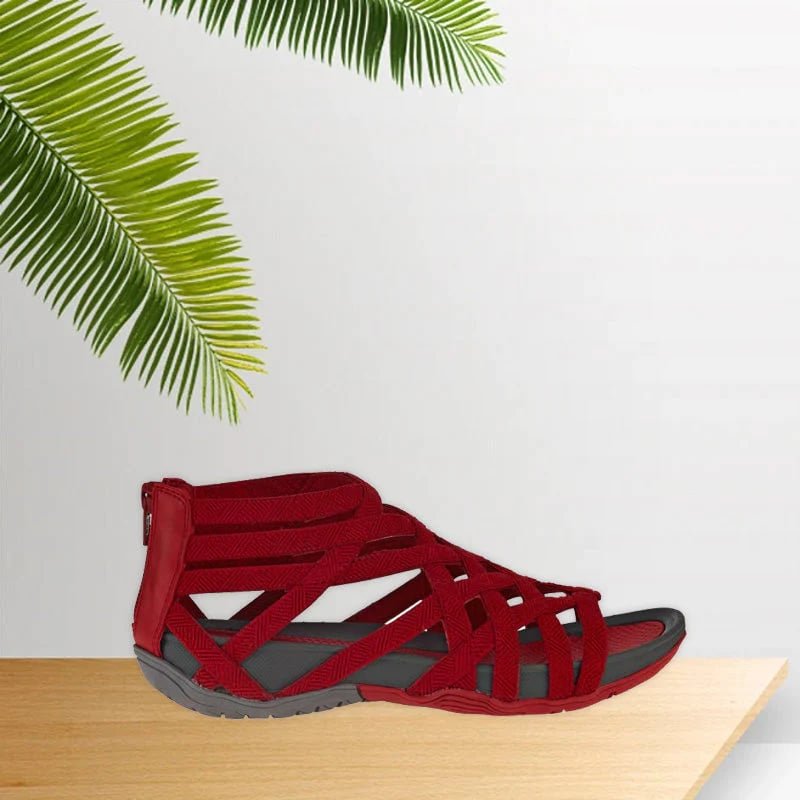 Sophia | Women's Orthopedic Adjustable Strappy Flat Sandals