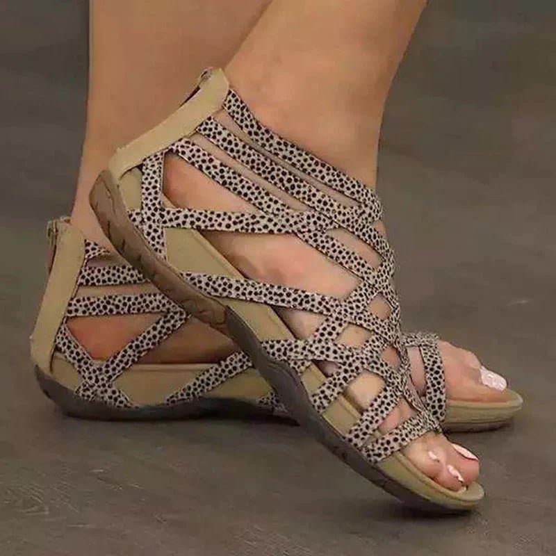 Sophia | Women's Orthopedic Adjustable Strappy Flat Sandals