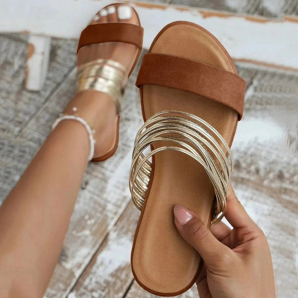 Isabella | Women's Orthopedic Memory-Foam Slip-On Sandals