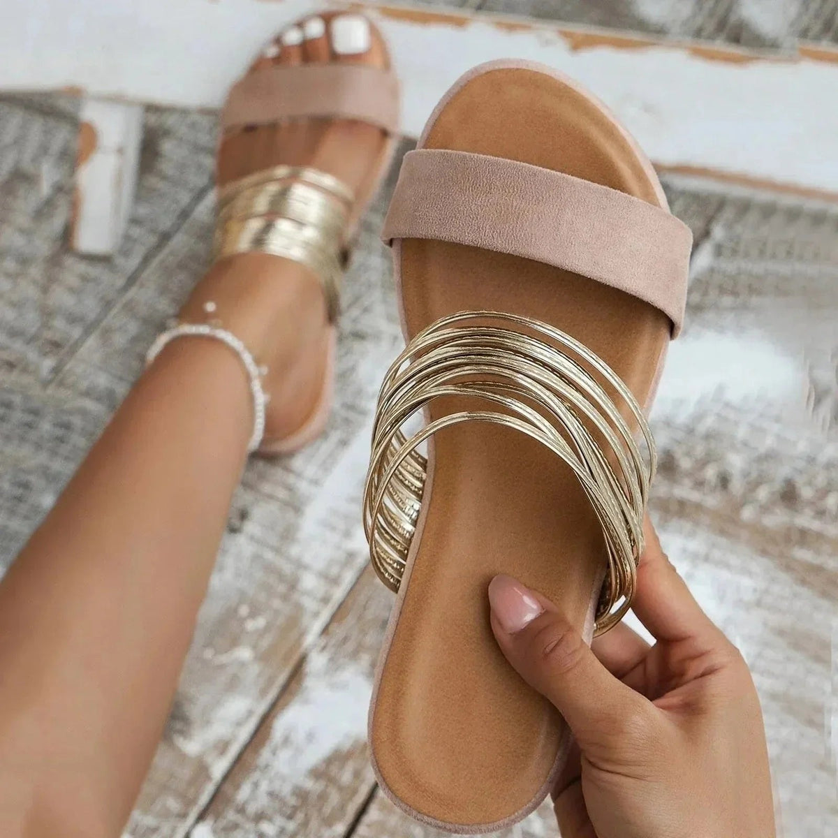 Isabella | Women's Orthopedic Memory-Foam Slip-On Sandals